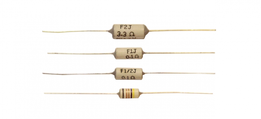 Sicherungs-Widerstand  fusible resistor  1W  47R 10%  3,5x10mm 350ppm/C 10 pcs 