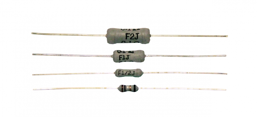 10 pcs Sicherungs-Widerstand  fusible resistor  1W  560R 10%  3,5x10mm 350ppm/C 